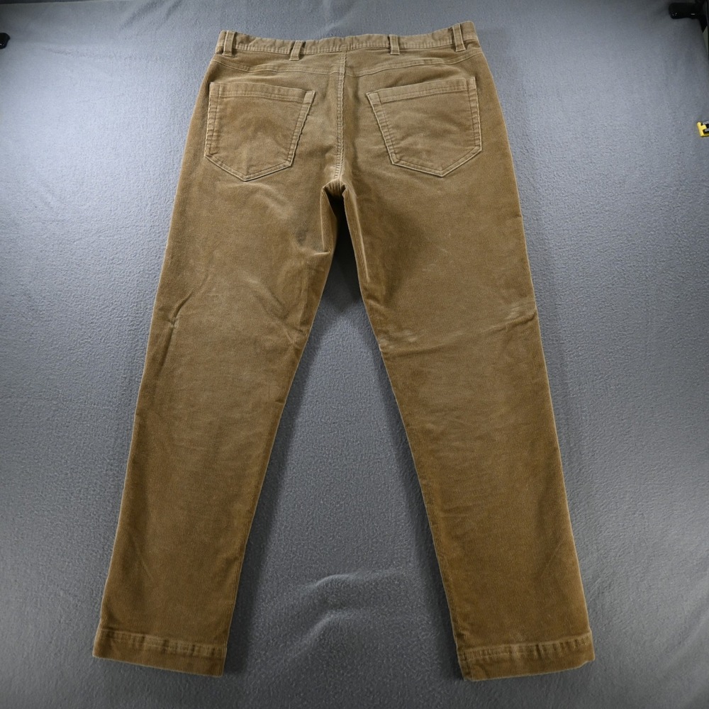 C&C California Mens Corduroy Straight Leg Pants 34 Tan Brown SEE DESCRIPTION - Picture 2 of 8
